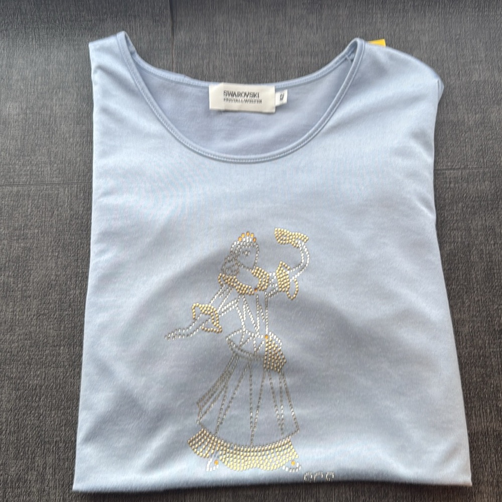 Swarovski - Kristall Welten Women's Sky Blue Short Sleeve Tee - 42